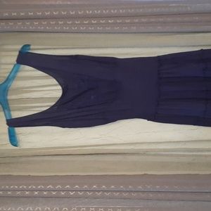 Navy blue pull on sundress